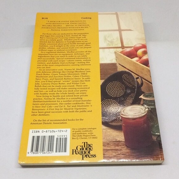 Canning And Preserving Without Sugar-Norma M MacRae, R.D.-2nd Edition-1988-SC - Picture 4 of 9